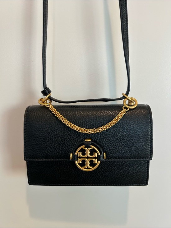 Tory Burch Handbags - Tory Burch Miller Mini Leather Crossbody Bag